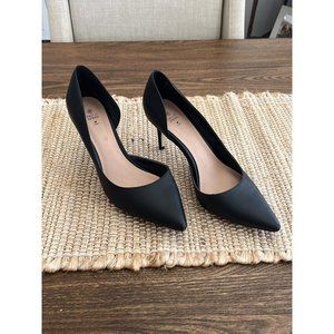 Call It Spring Fauc Leather Black High Heeled Pumps - Size 8